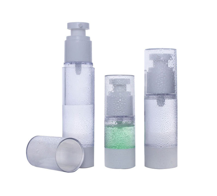 RO-AB001 Clear airless pump bottle for cosmetic