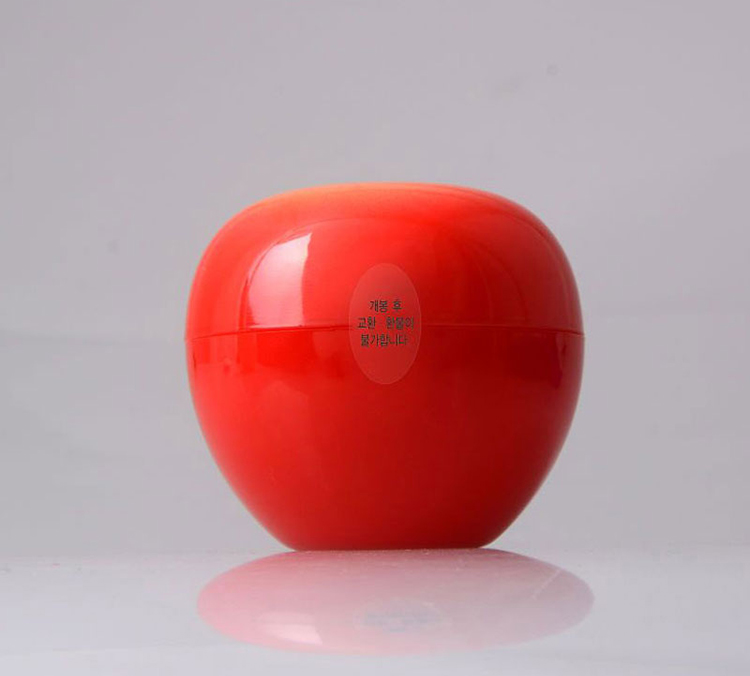 RO-PJ007 Fancy red apple shaped PP cream jar