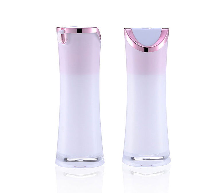 RO-LB006 Graceful slim-waist acrylic lotion bottle