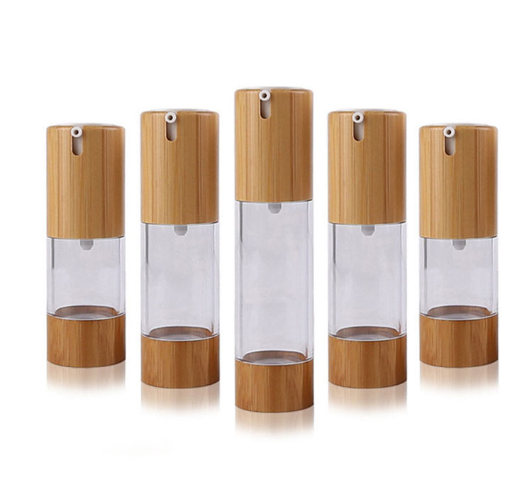 RO-AB005 Bamboo airless bottles for skin care