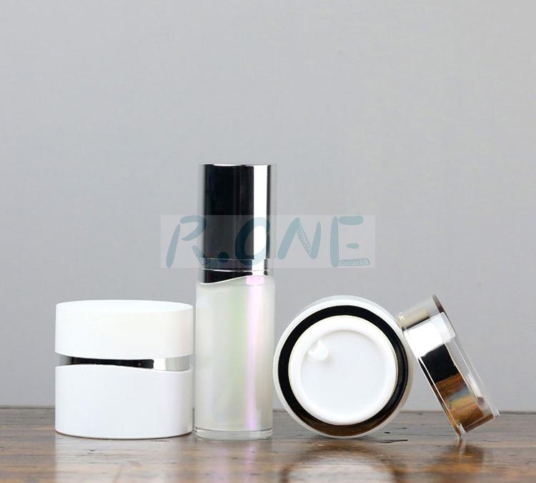 Cosmetic packaging sets ; Cream jar; Cream container ; Plastic jar; Lotion bottle