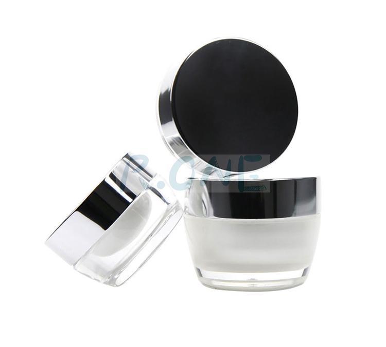 Cosmetic jar, plastic container; plastic jar; acrylic jar, cosmetic bottle; makeup packaging