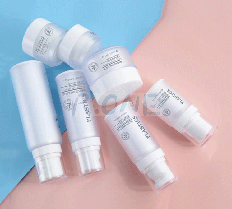 Cosmetic packaging sets ; Cream jar; Lotion bottle; Cosmetic container; Cosmetic box